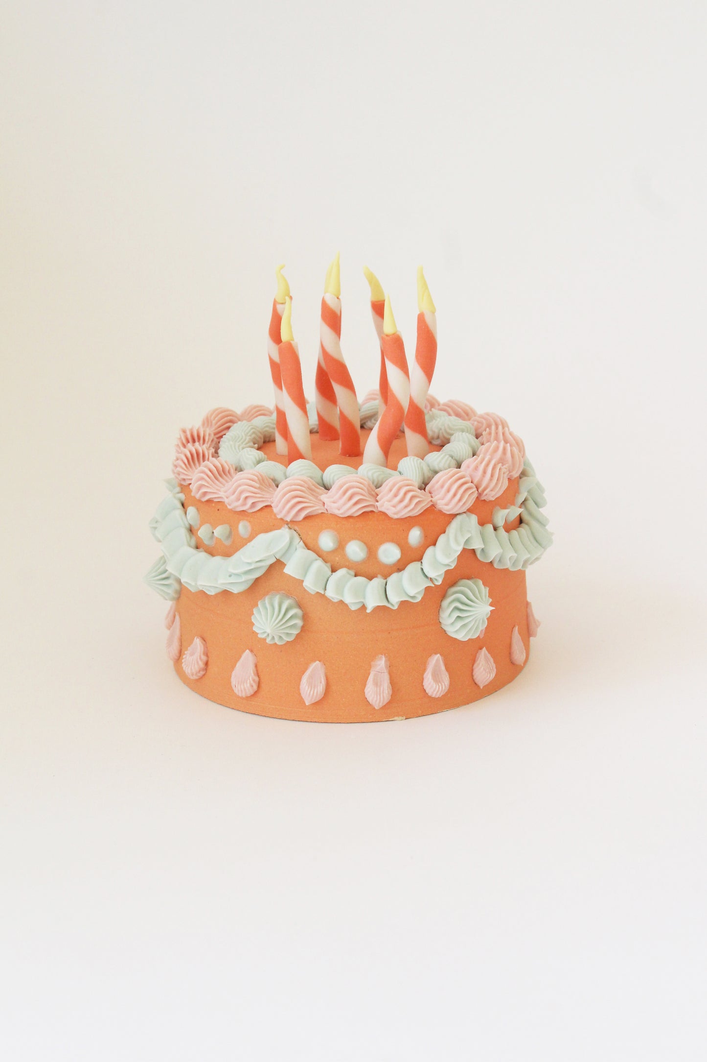 Pastel naranja