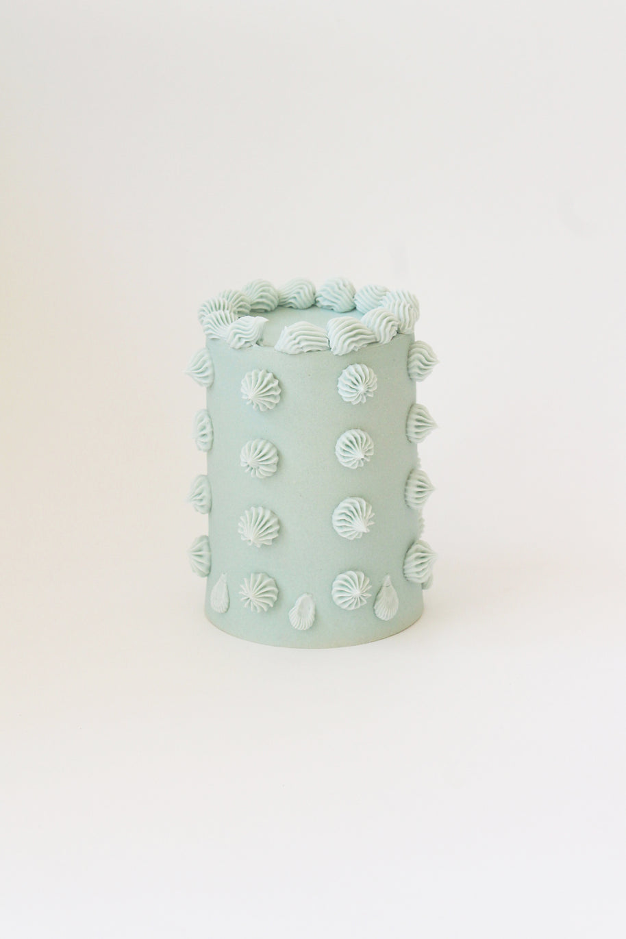 Pastel azul turquesa