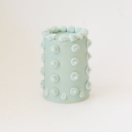 Pastel azul turquesa