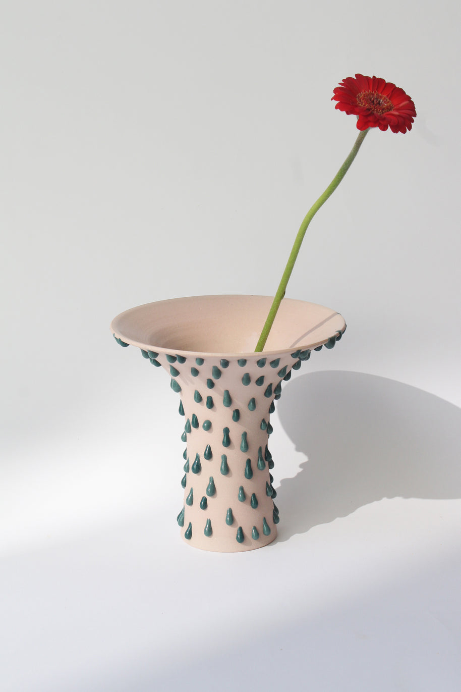 Florero rosa