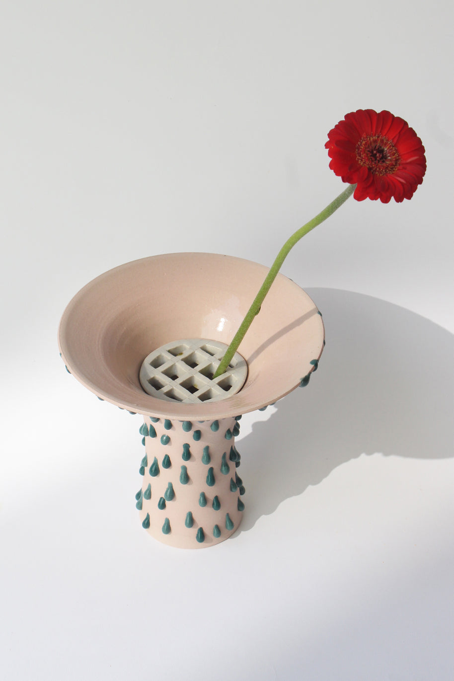 Florero rosa