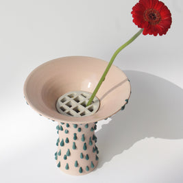Florero rosa