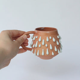 Taza pegote cafe/ azul