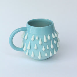 Taza pegote azul/ azul