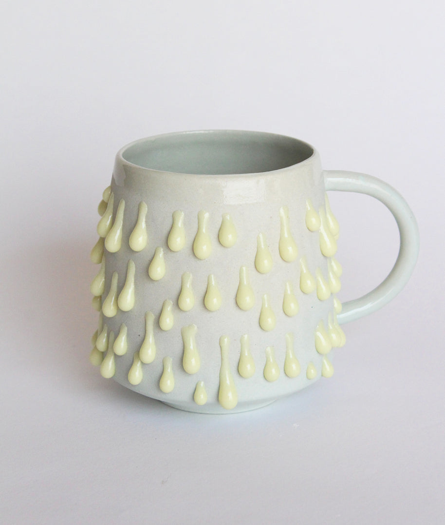 Taza azul/ amarilla