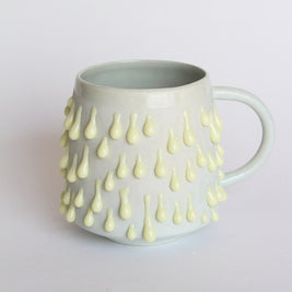 Taza azul/ amarilla