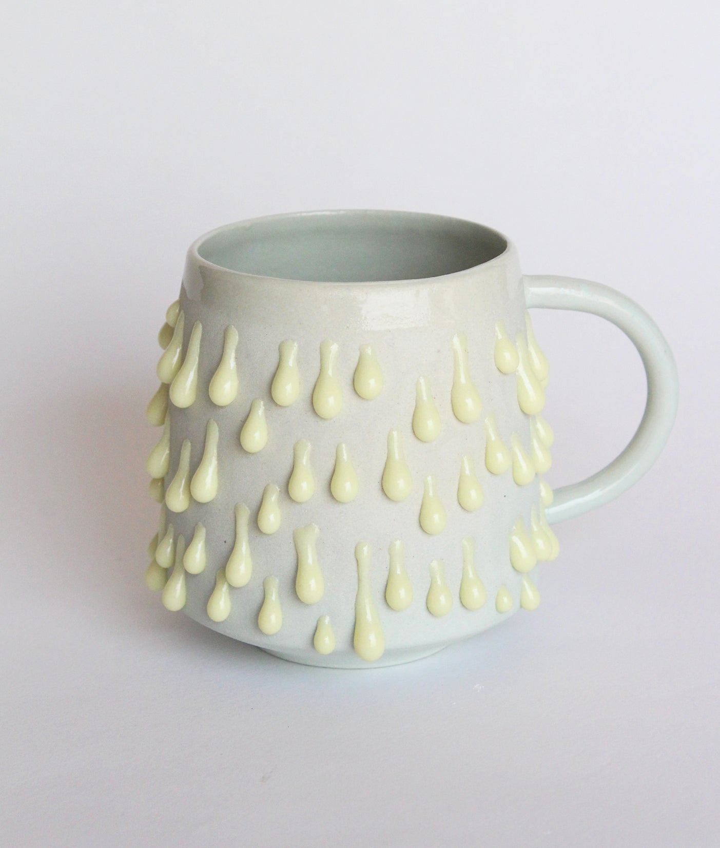 Taza azul/ amarilla