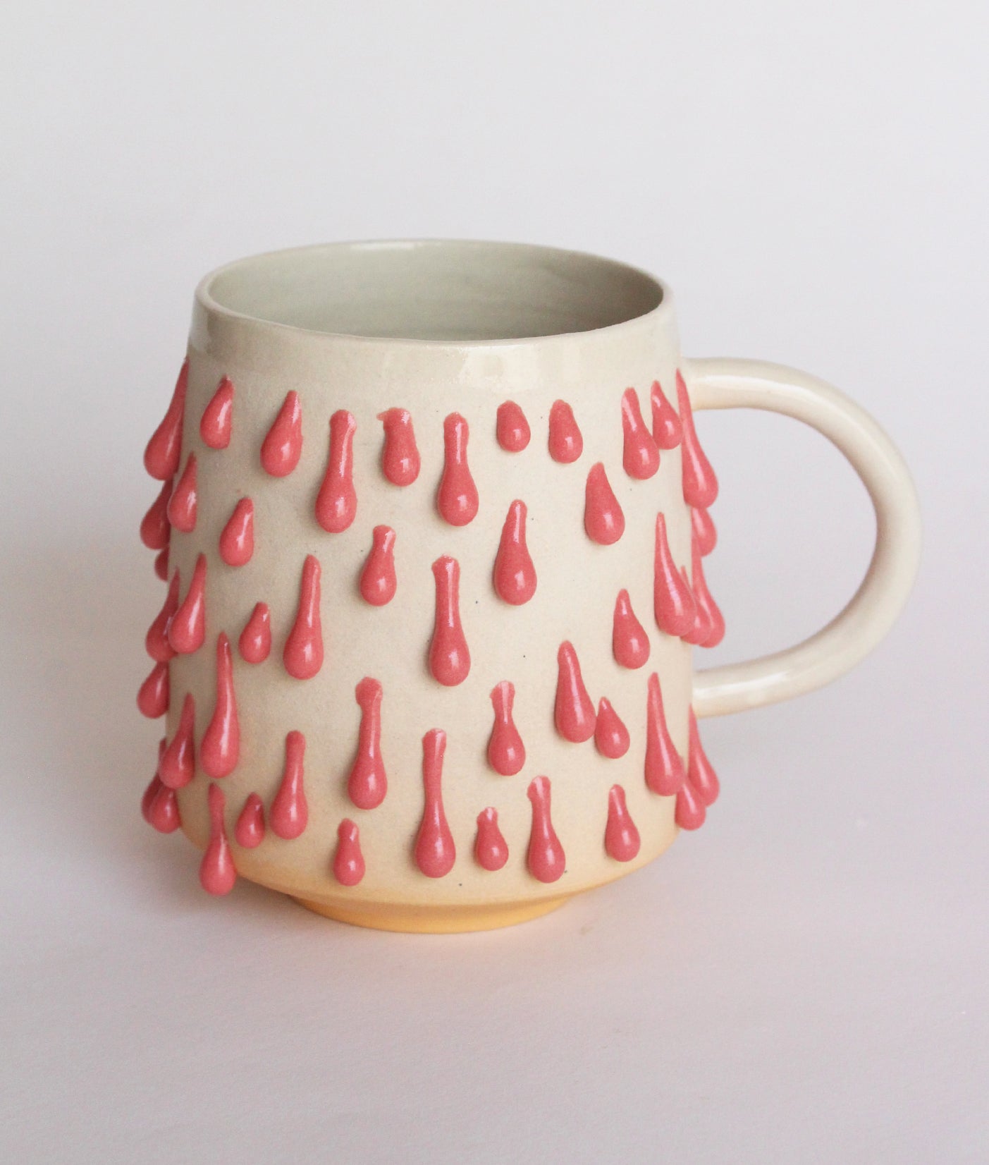 Taza naranja/ rojo