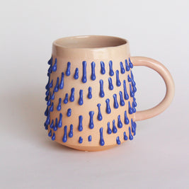 Taza naranja/ azul