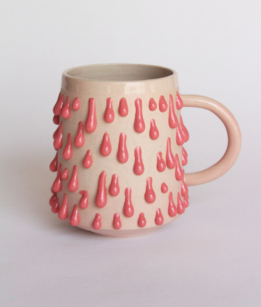 Taza rosa/ rojo