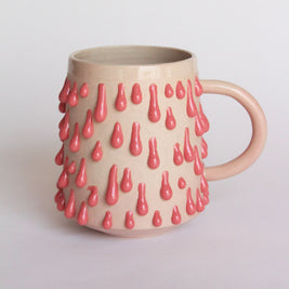 Taza rosa/ rojo