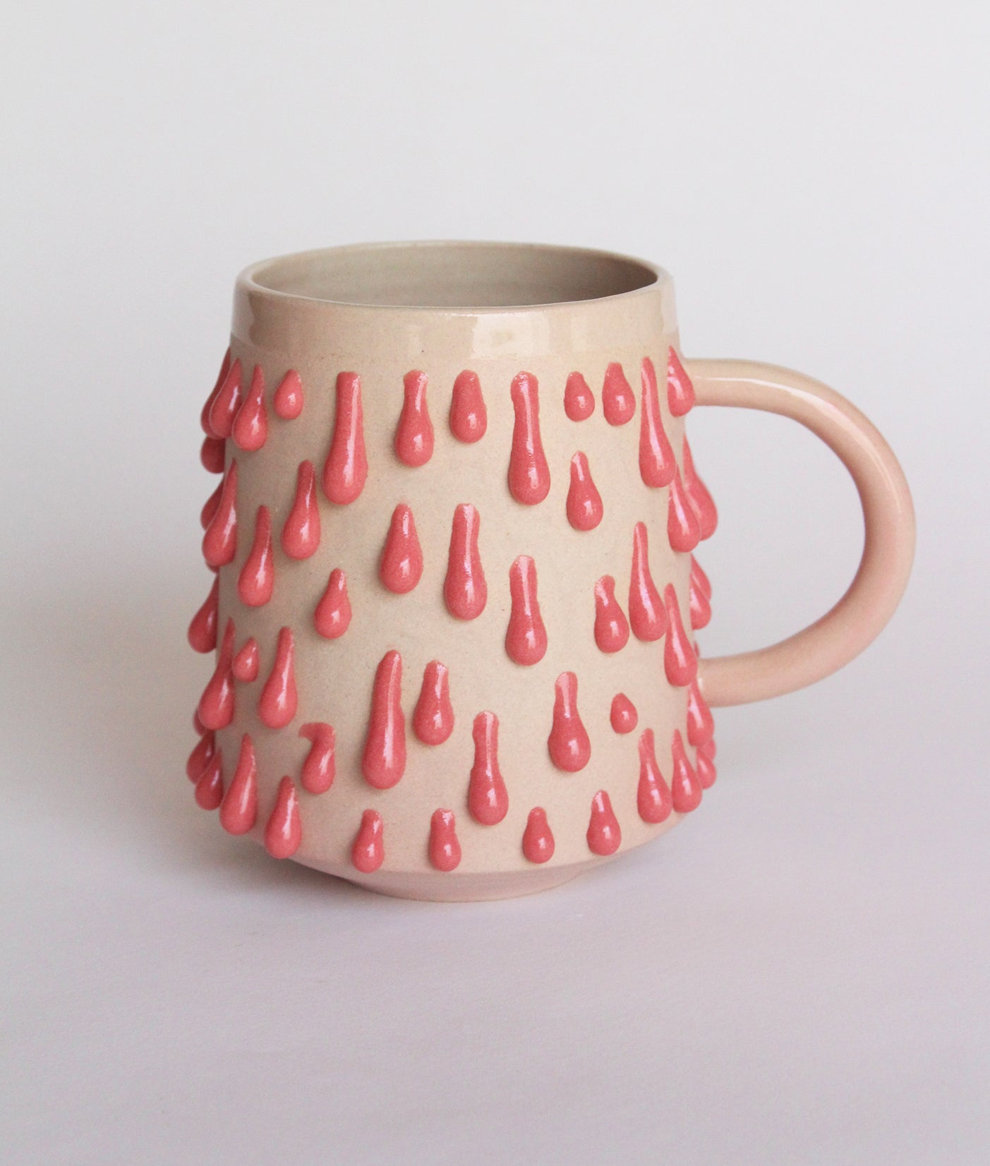 Taza rosa/ rojo
