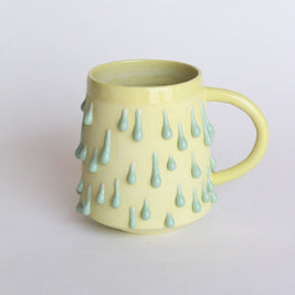 Taza amarilla/ azul