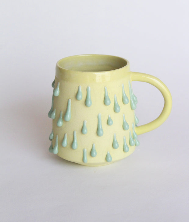 Taza amarilla/ azul